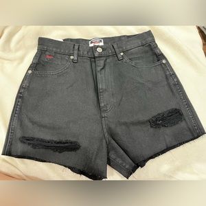 Black Wrangler Shorts